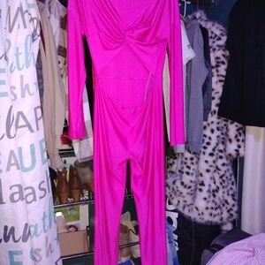 Women's Elegant Pink Jumpsuit